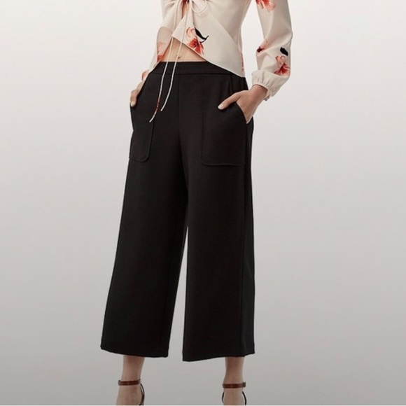 Wilfred Boissier Noir Wide Leg Culotte/Pant. NWT - Picture 11 of 11